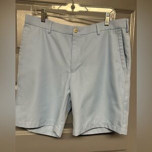 Peter Millar crown sport Lt blue golf shorts. 8” inseam men’s size 34 NICE